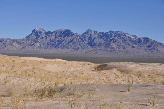 Área de dunas no deserto de Mojave, na Califórnia, nos Estados Unidos